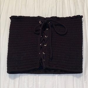 Forever 21 tie up tube top